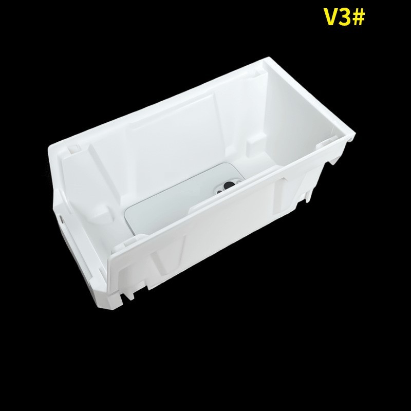 Sorteerbox voor onderdelen met achtermontage, modulaire gereedschapskist, sorteerbox met schuine opening