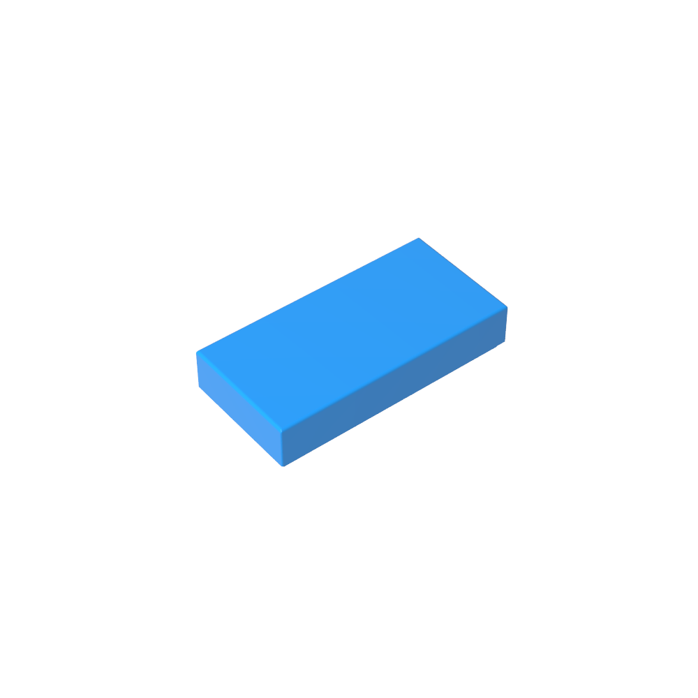 Tile 1 x 2 with Groove 3069b