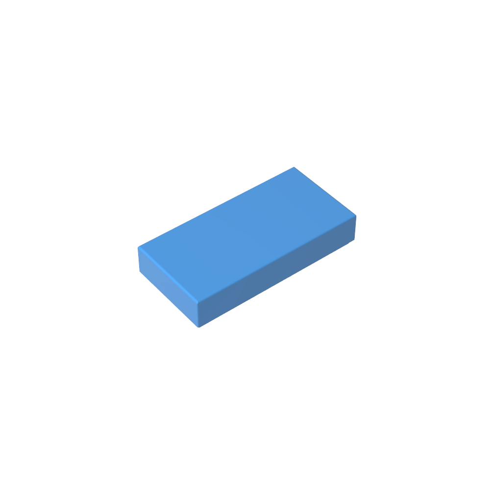 Tile 1 x 2 with Groove 3069b