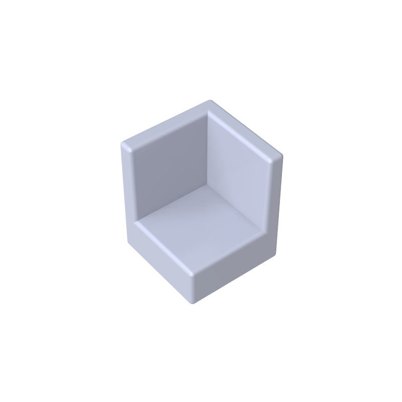 1x1x1 Corner Wall Panel