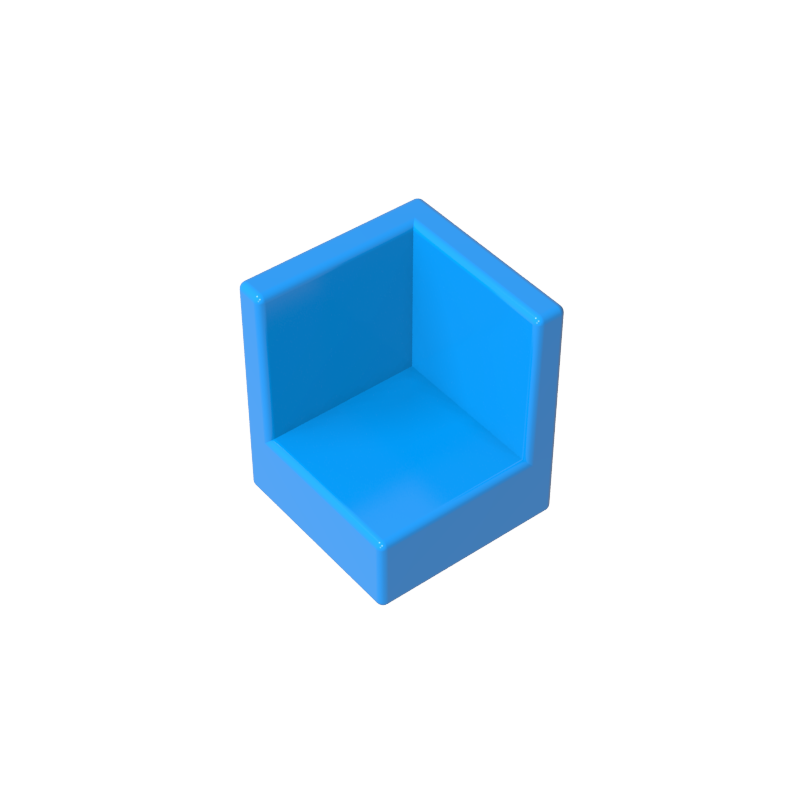1x1x1 Corner wall panel