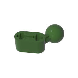 1x2 hole arm with ball