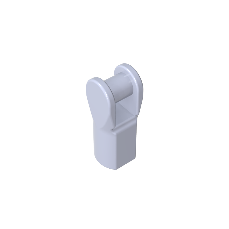 Connecting piece with handle on one side
