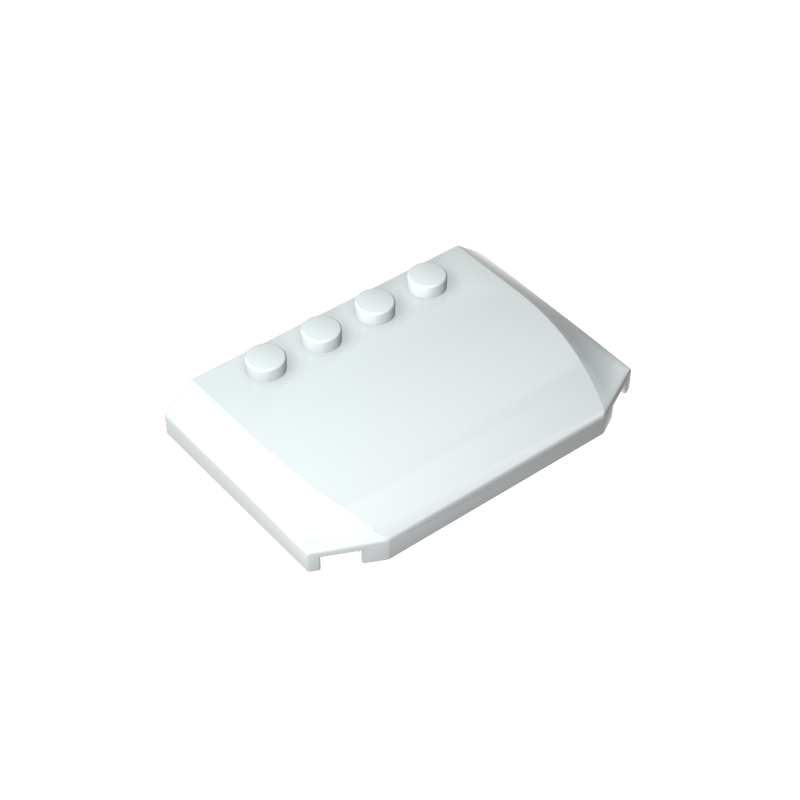4x6x2/3 wedge-shaped cover plate