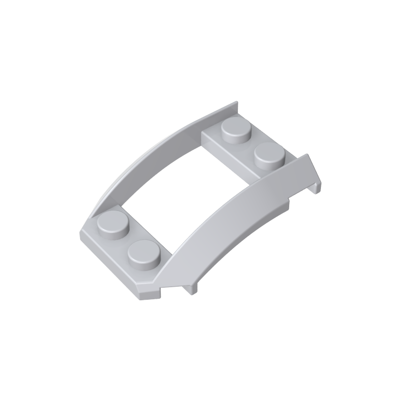 2x4 hollowed-out wedge-shaped piece