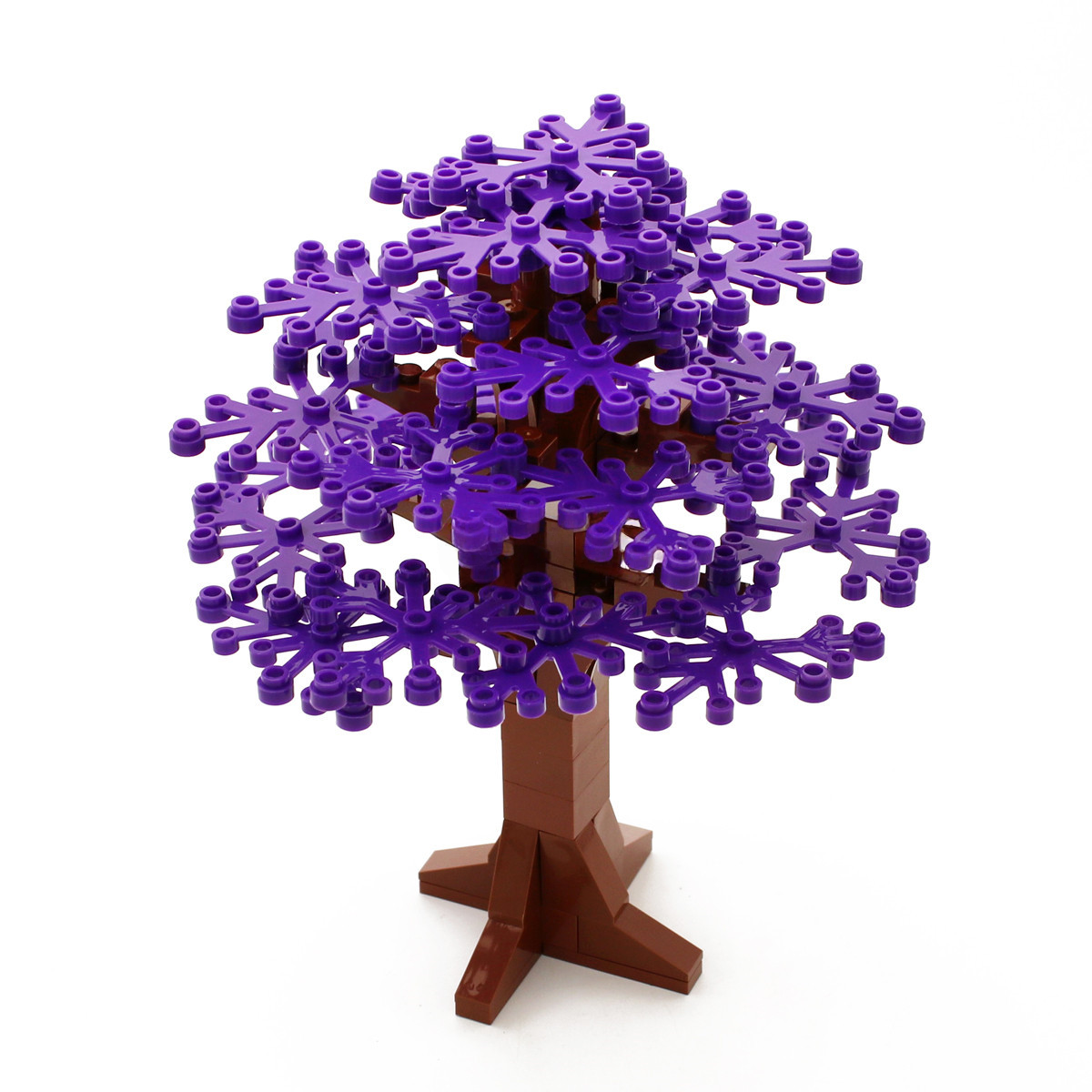 Piccoli blocchi da costruzione in plastica, set di 58 alberi x 3, #2417 Scena fai da te MOC