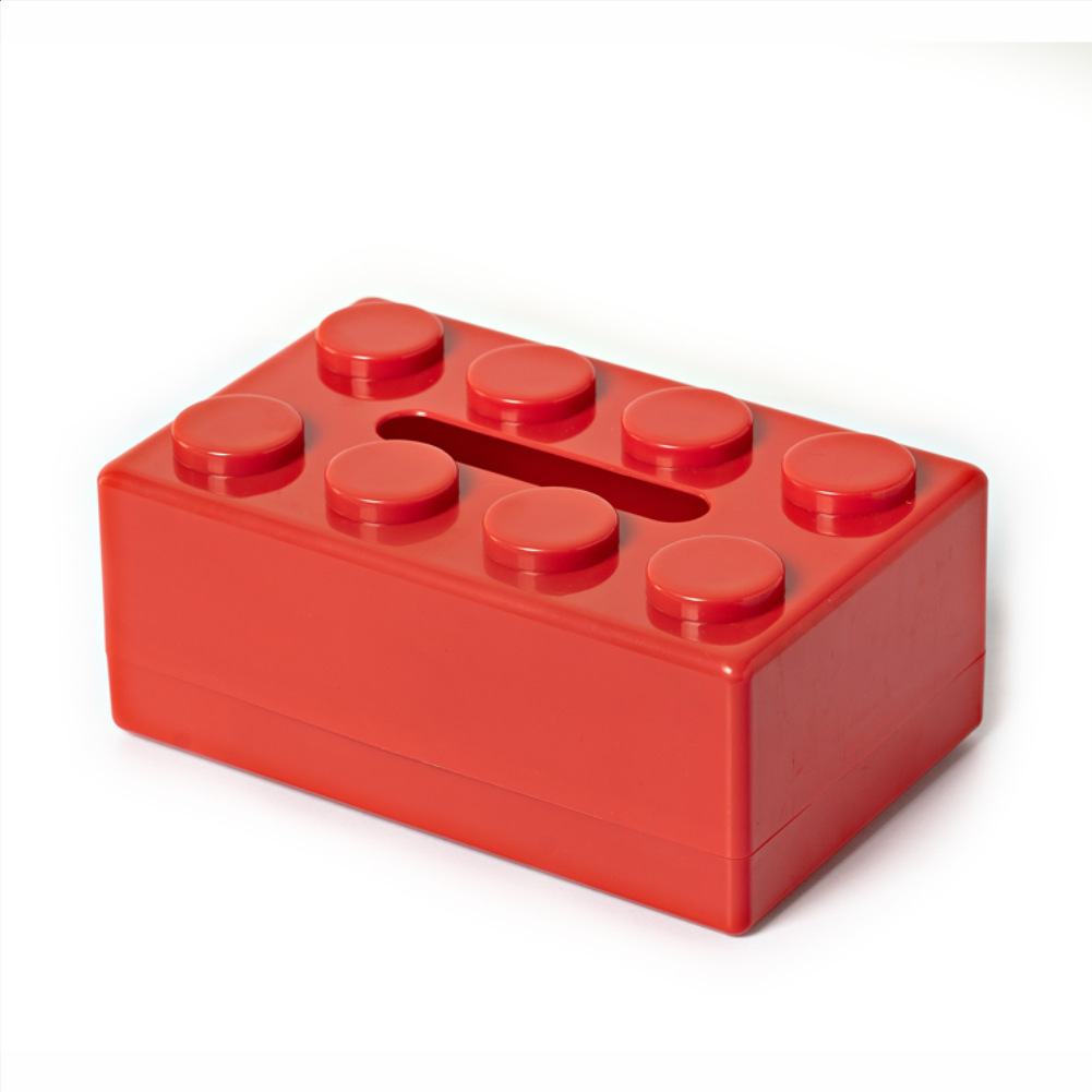 Porta fazzoletti a forma di mattoncino per la casa, contenitore porta tovaglioli da parete multifunzione per cucina, contenitore porta fazzoletti di alta gamma per soggiorno