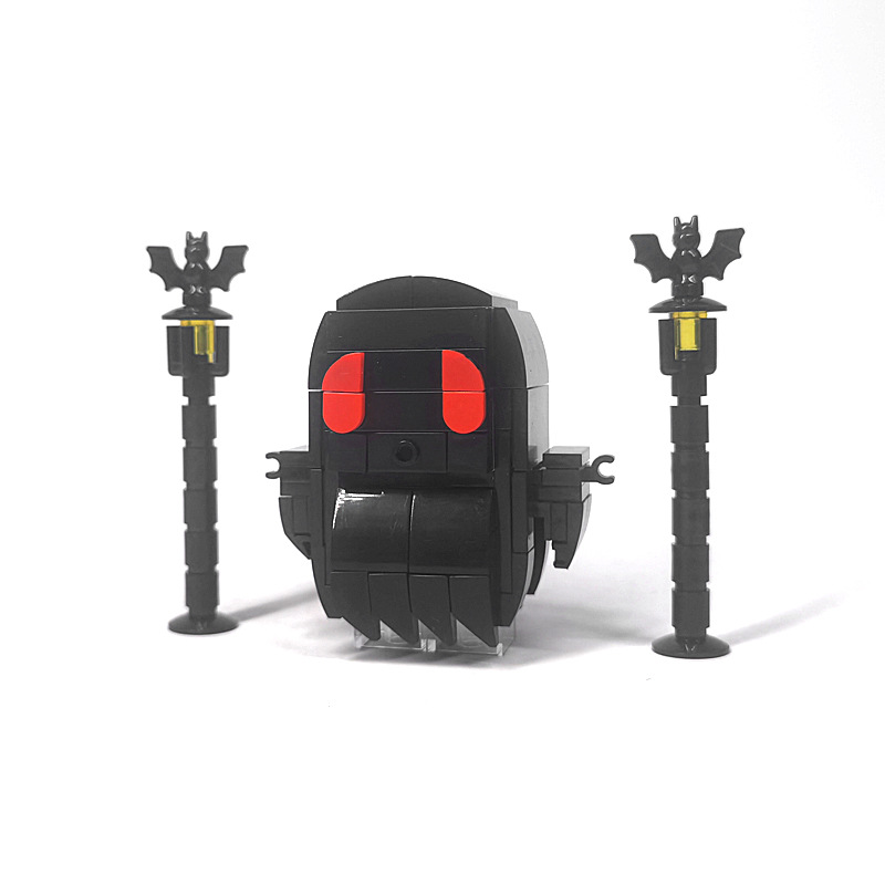 Set di costruzioni di fantasmi di Halloween, statuette di fantasmi MOC, piccoli blocchi da costruzione di fantasmi