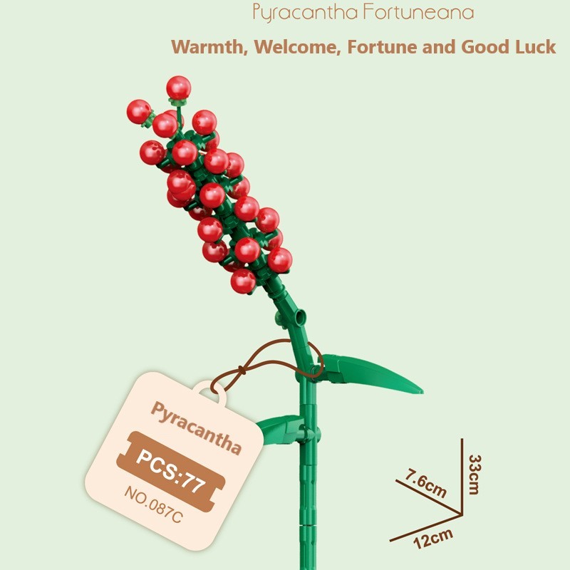 Blocchi da costruzione intelligenti a piccole particelle a forma di fiori, compatibili con fiori eterni realistici, il regalo perfetto per compleanni e Natale.