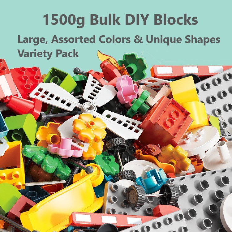 Set di costruzione con grande scivolo e pista - Giocattolo educativo creativo