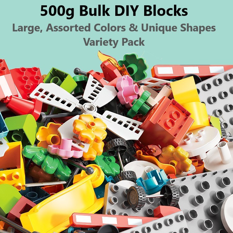 Set di costruzione con grande scivolo e pista - Giocattolo educativo creativo