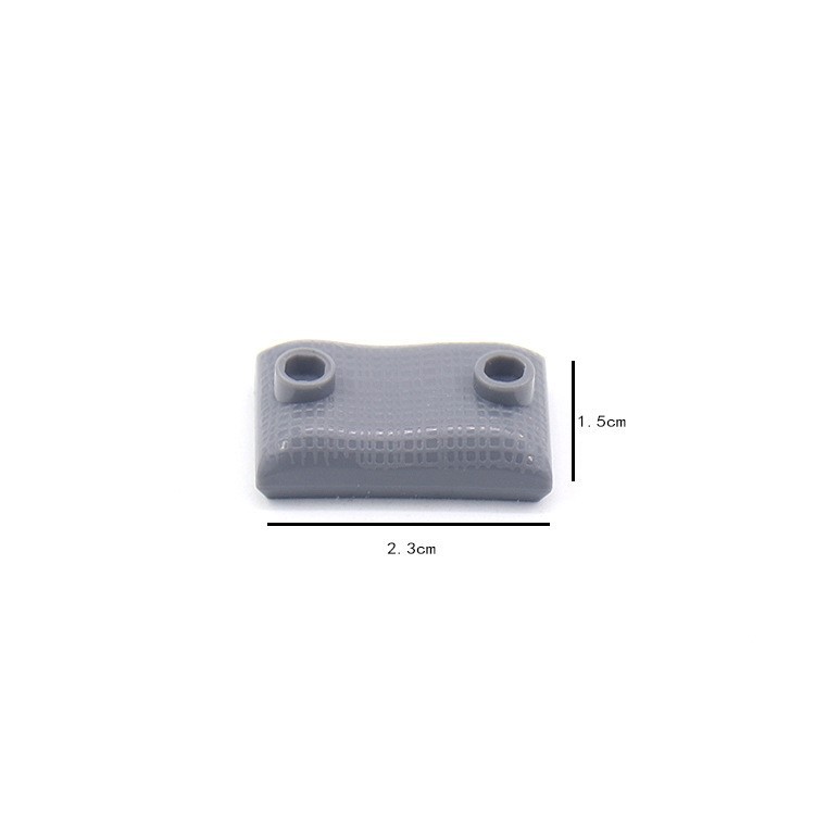 Parti di sacchi di sabbia compatibili con particelle fini | Equipaggiamento per scene militari MOC e accessori per mattoncini fai da te x 100 pezzi