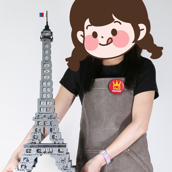 Set Torre Eiffel francese Vang 5217, compatibile con i mattoncini da costruzione Amal Particle, mattoncini da costruzione per assemblaggio, ornamenti