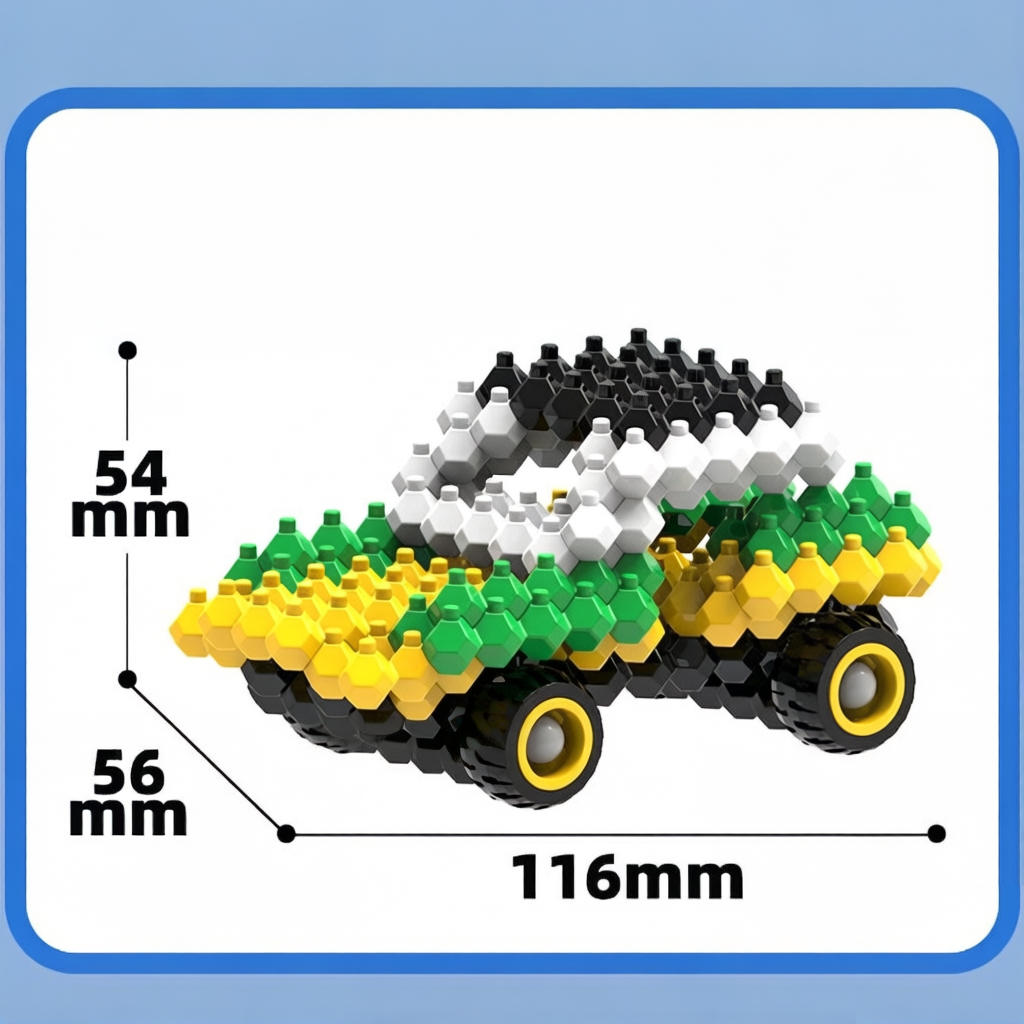 Set di costruzioni KADELE con veicoli – Puzzle 3D "Missione di salvataggio in città" per ragazzi, mattoncini a incastro multidirezionali