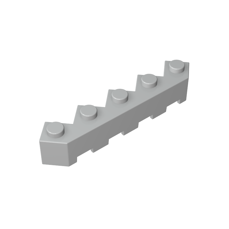 5x5 multi-faceted bricks, staircase shape