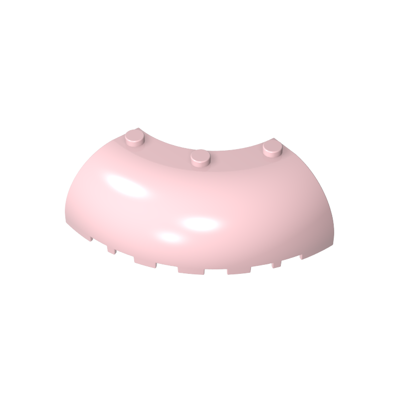 6x6x2 rounded bricks