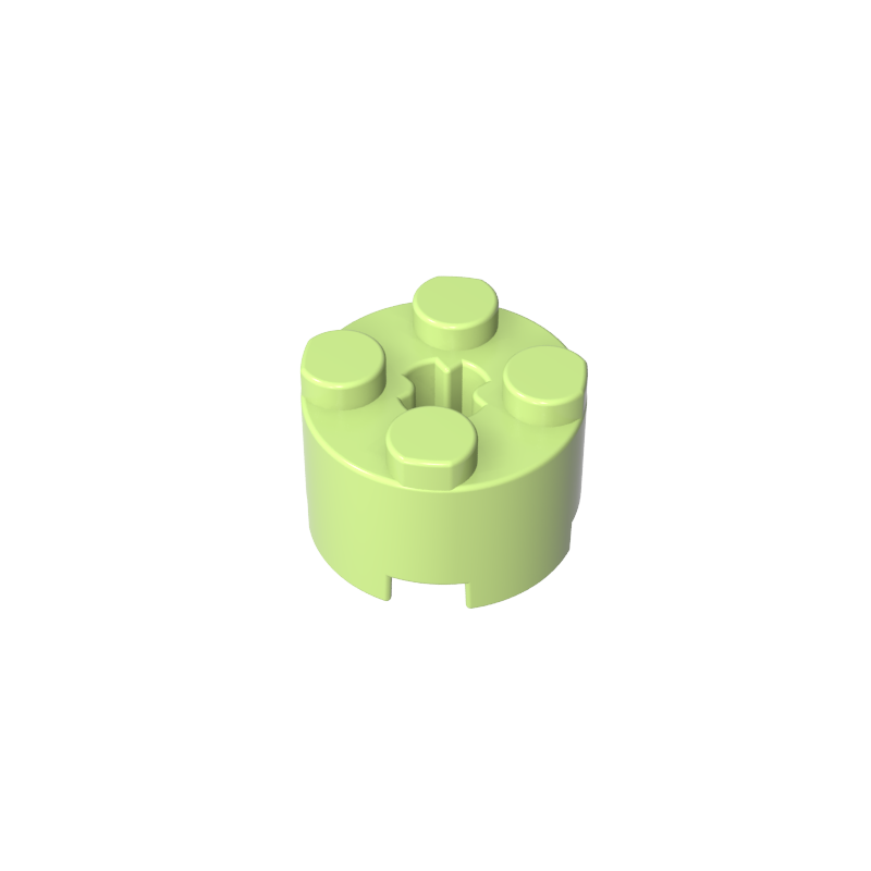 2x2 cylindrical brick