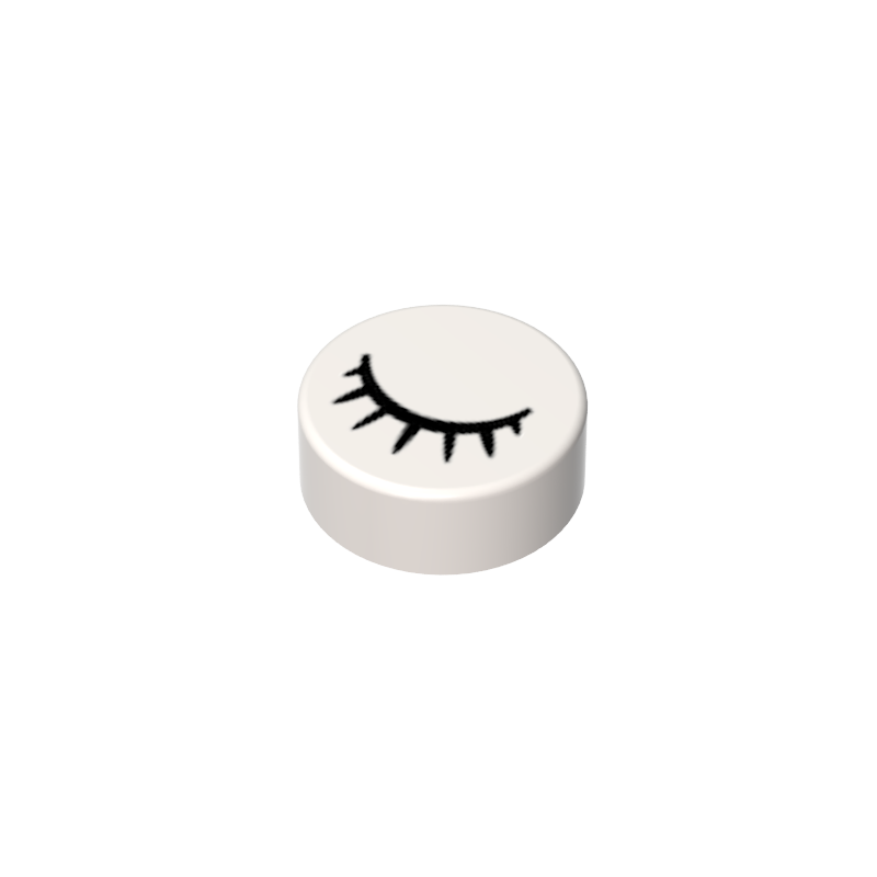 1x1 Round Light Panel Print Eyes