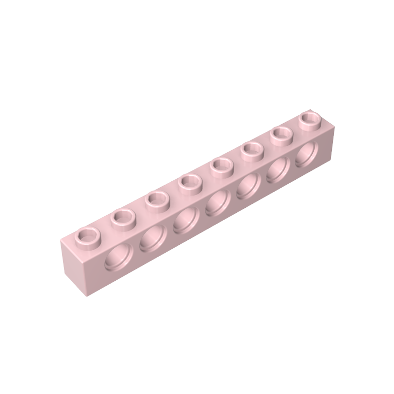 1x8 bricks with 7 holes
