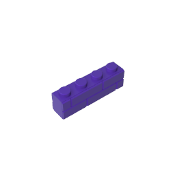 1x4 checkered brick wall brick