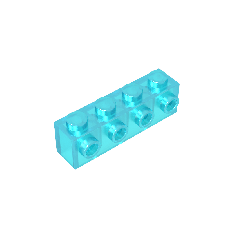 1x4 Mattone a lato singolo con adattatore a sporgenza