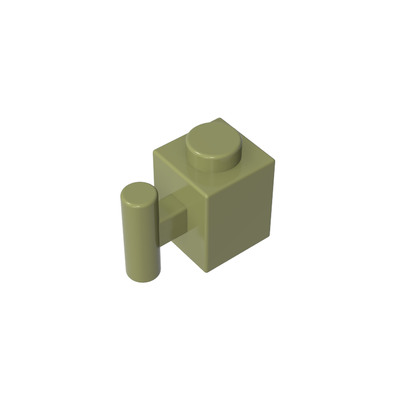 1x1 Single-sided handle brick