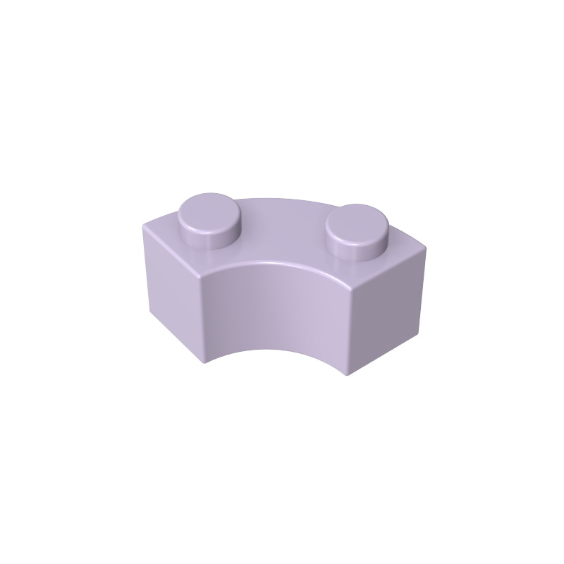 2x2 curved bricks