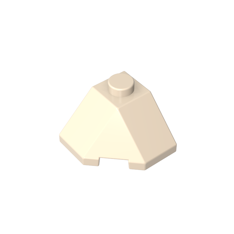 2x2 three-sided sloped tiles