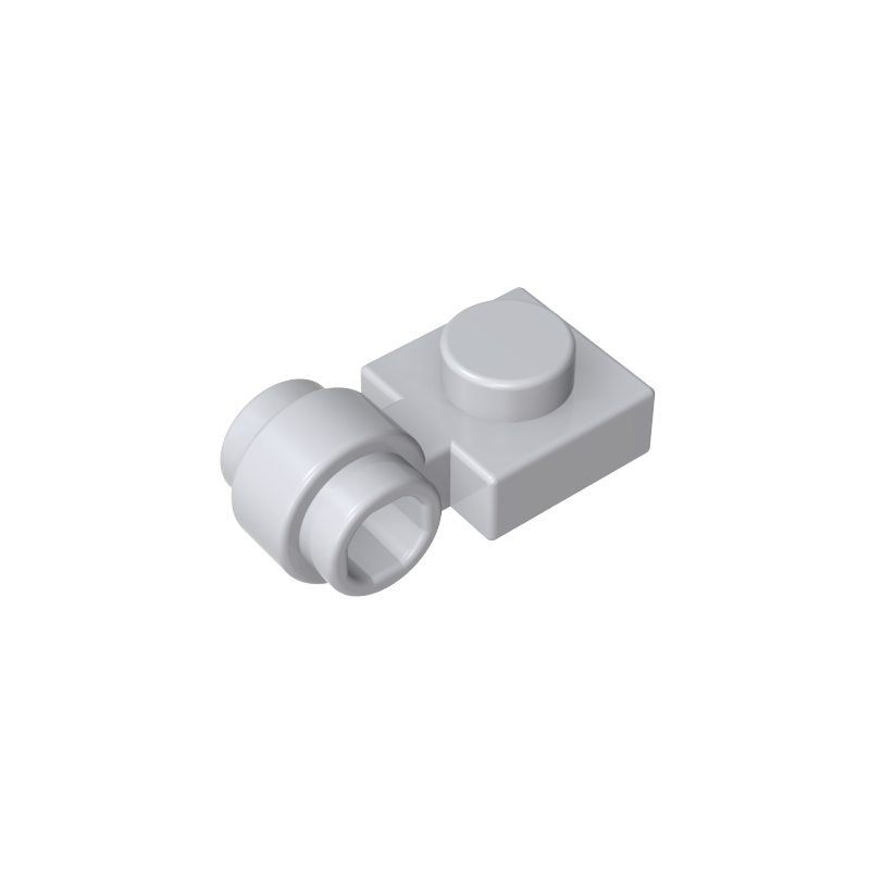 1x2 hinge plate with hole on one side