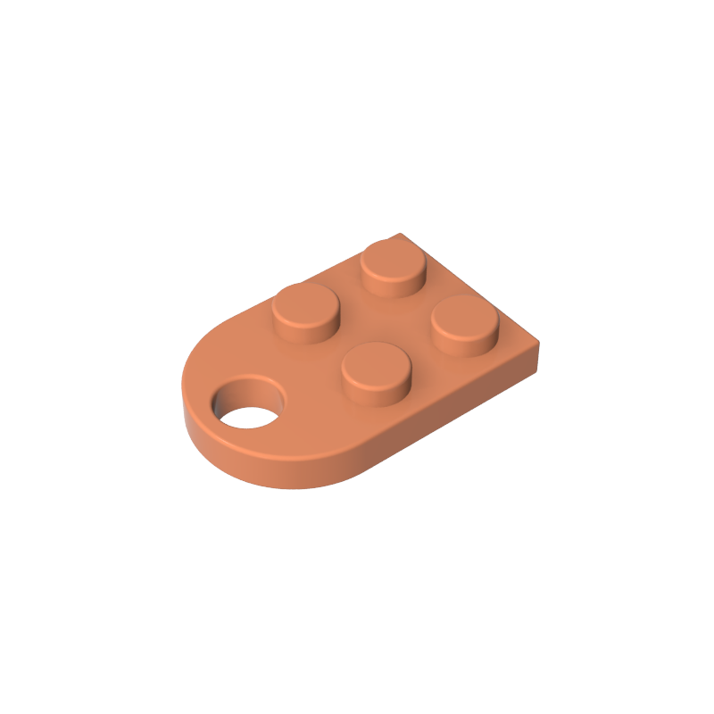 2x2 single side round edge perforated plate