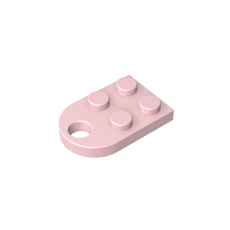 2x2 single-sided rounded edge perforated plate