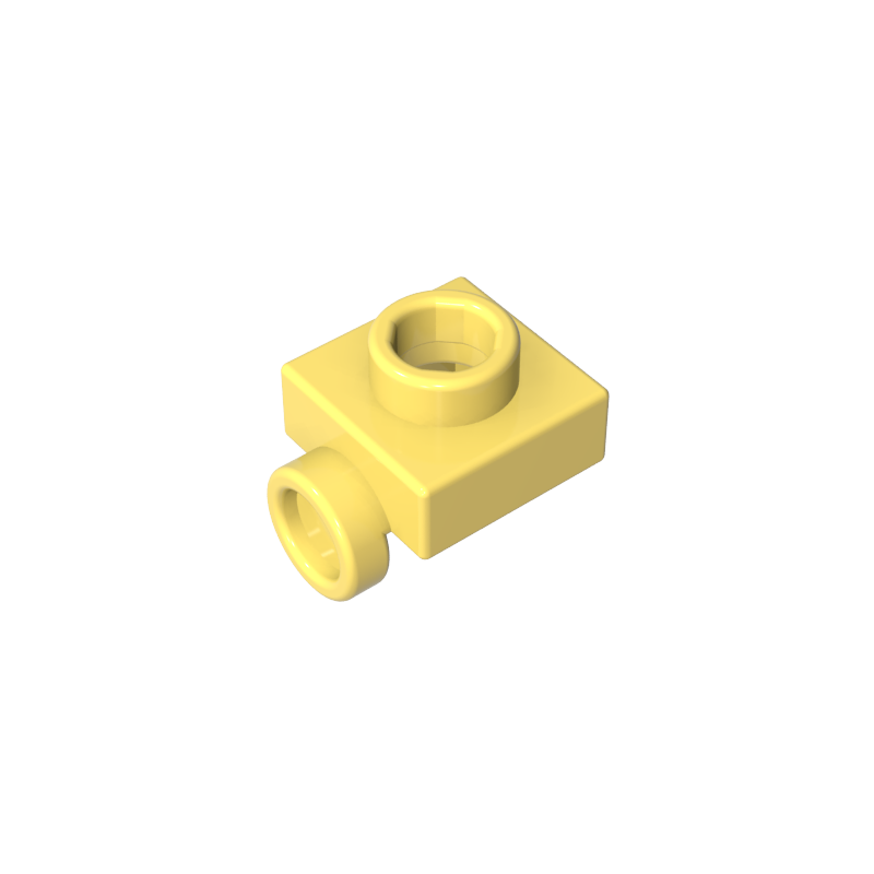 1x1 plate with a single-sided lower bump.