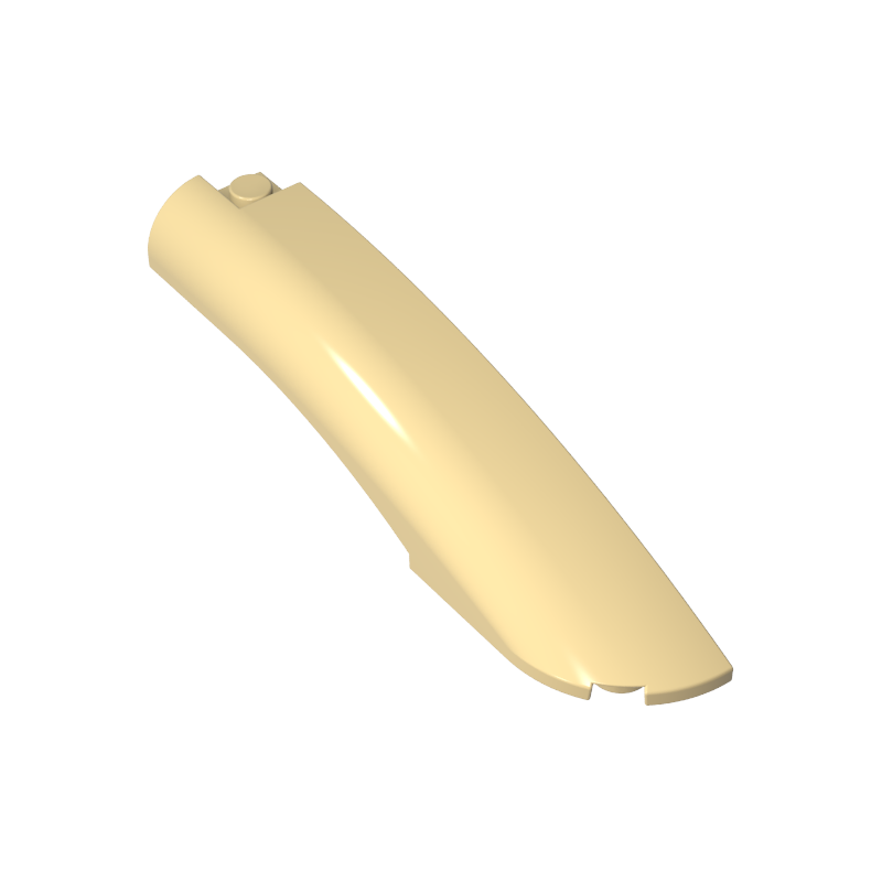 2x10x2 curved wheel arch decoration (right)