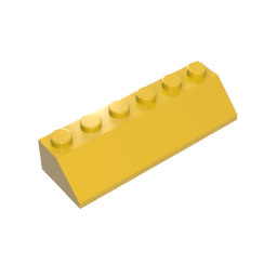 2x6 sloping bricks