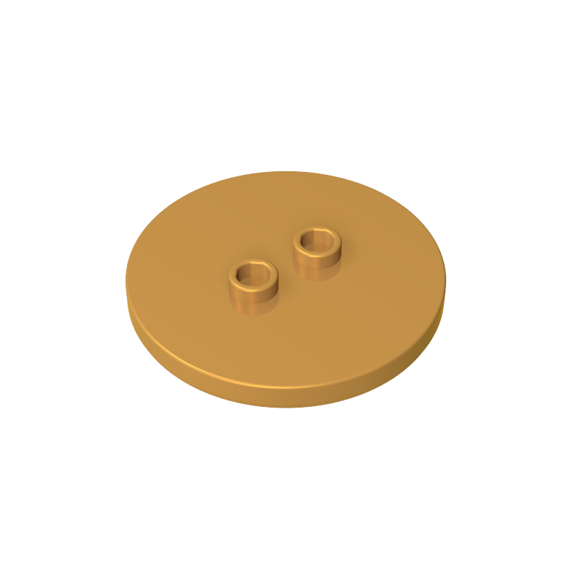 Piastra base rotonda per minifigure 4x4