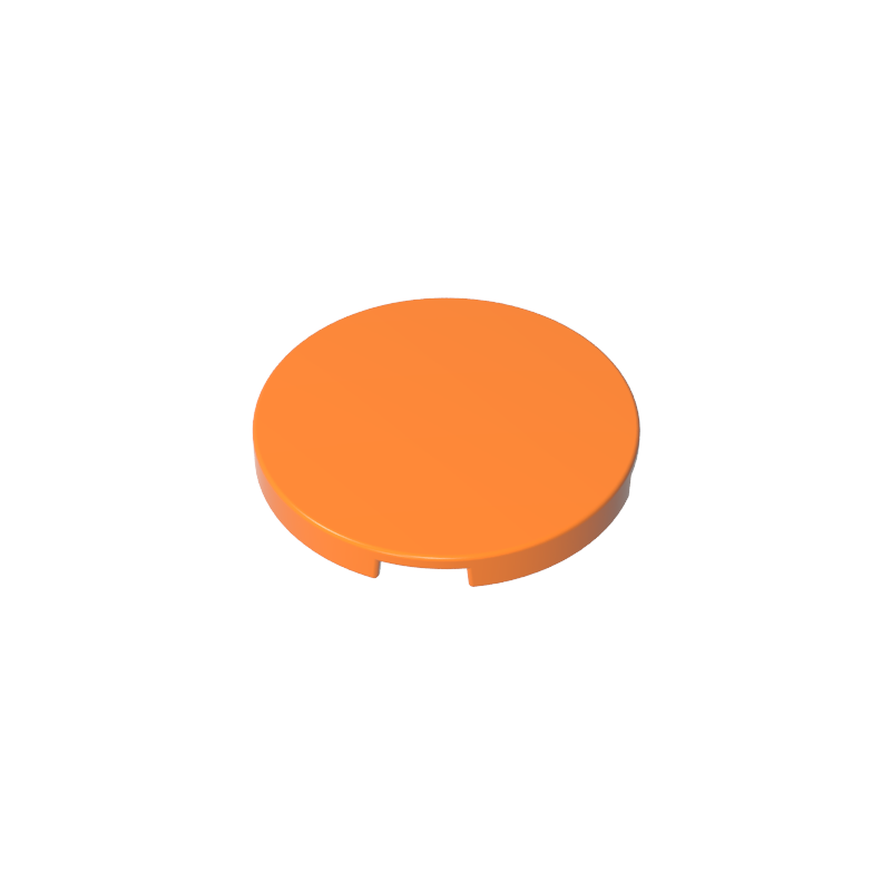 3x3 smooth round plate