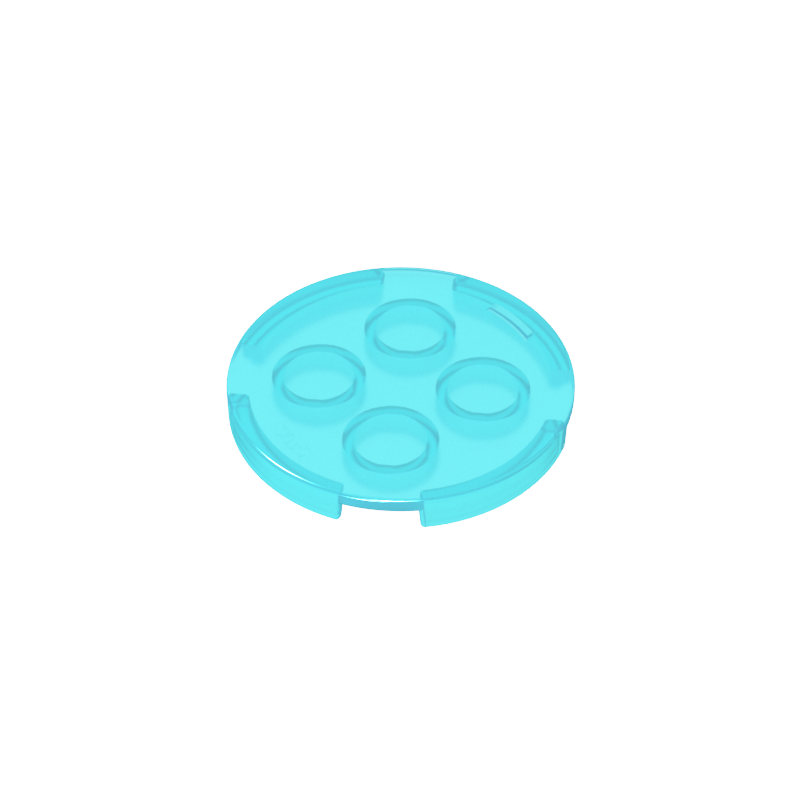3x3 smooth round plate