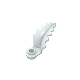 1x1 with curved upright blade