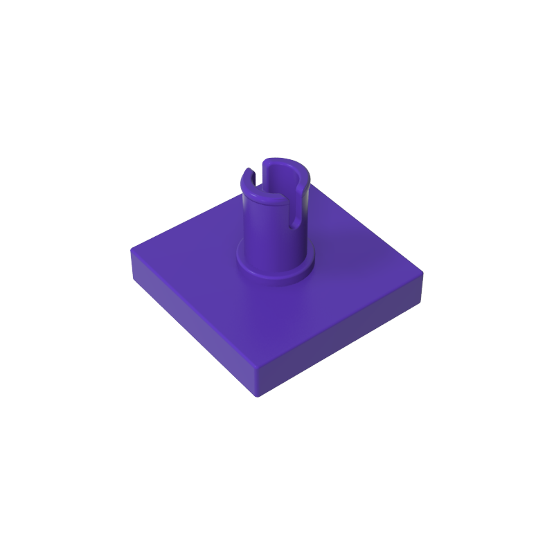 2x2 Top Plate with Pegs