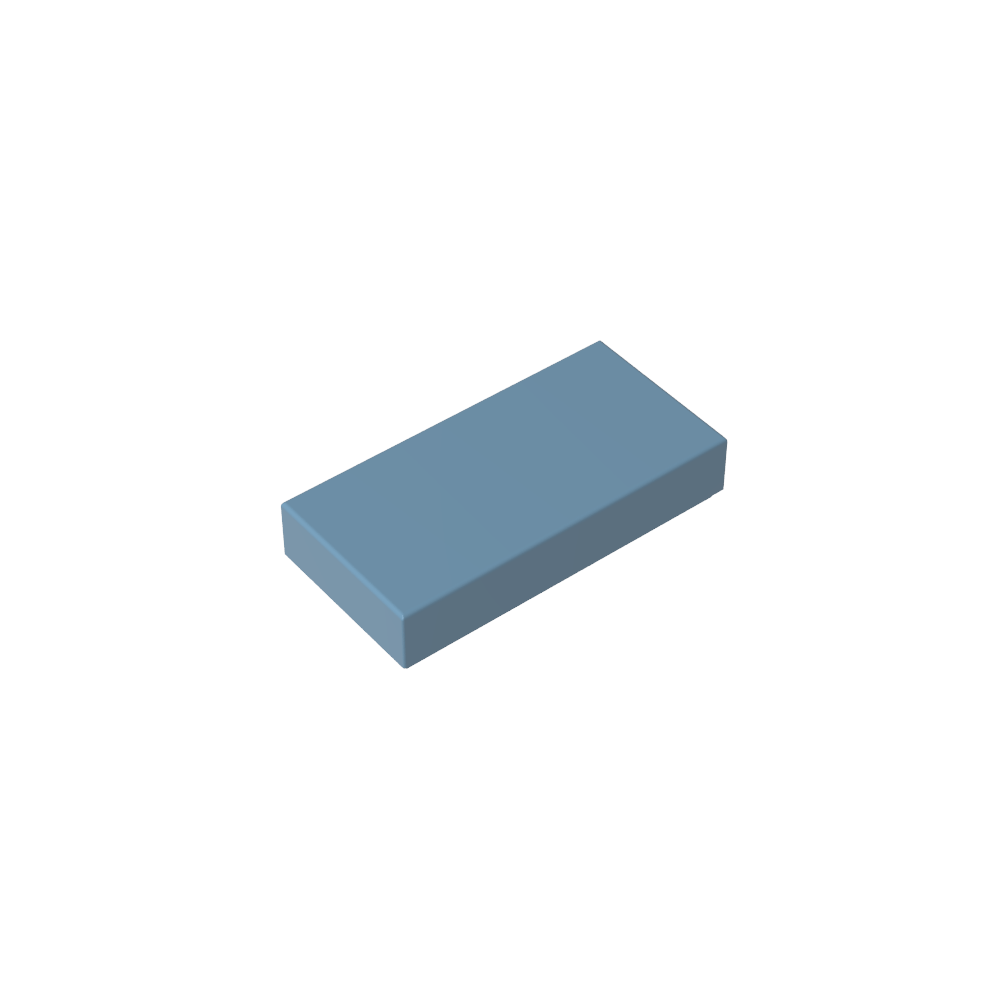 Tile 1 x 2 with Groove 3069b