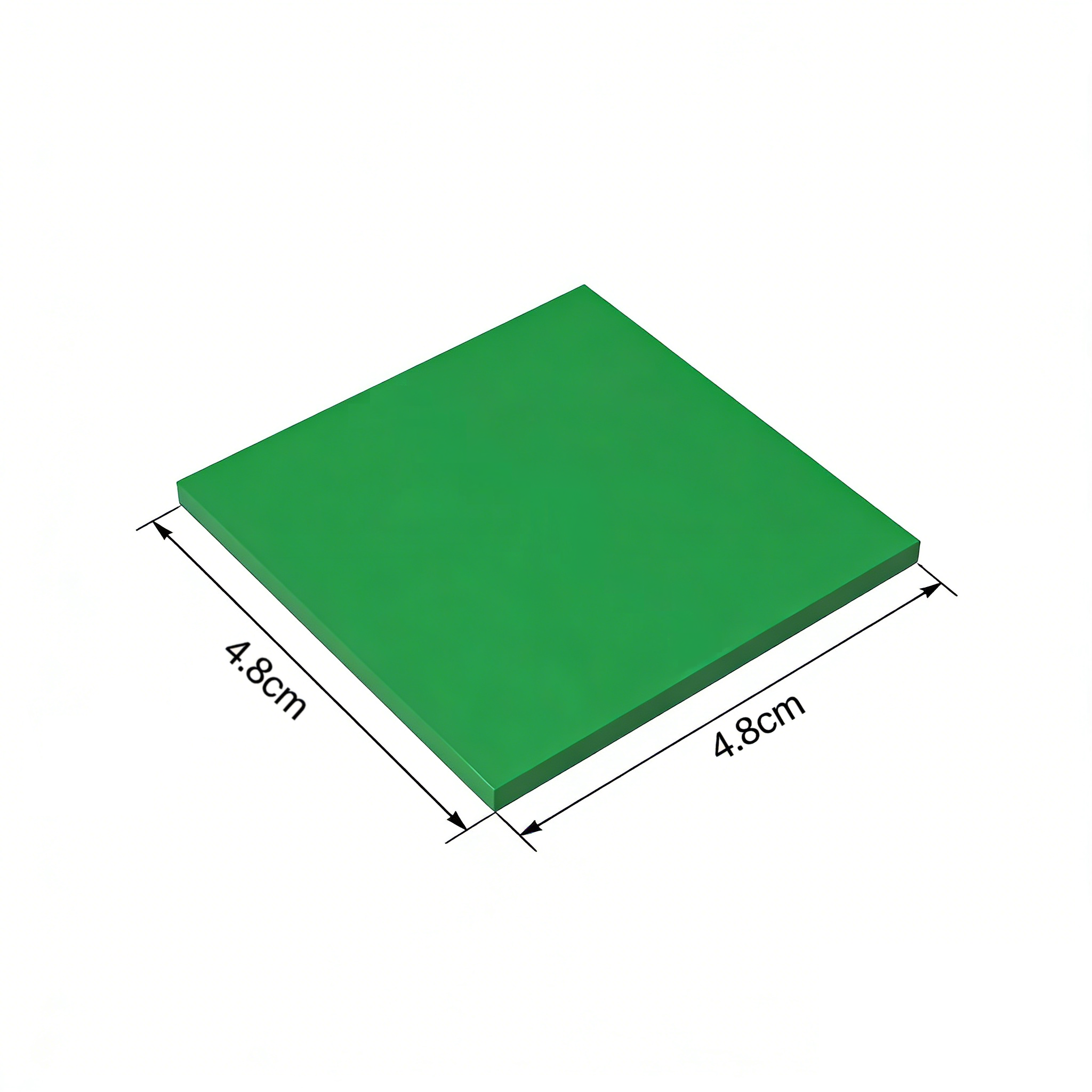 10202 Piastrella 6 x 6 con tubi inferiori - GOBRICKS Piastrella chiara stampata su misura L/Monofacciale