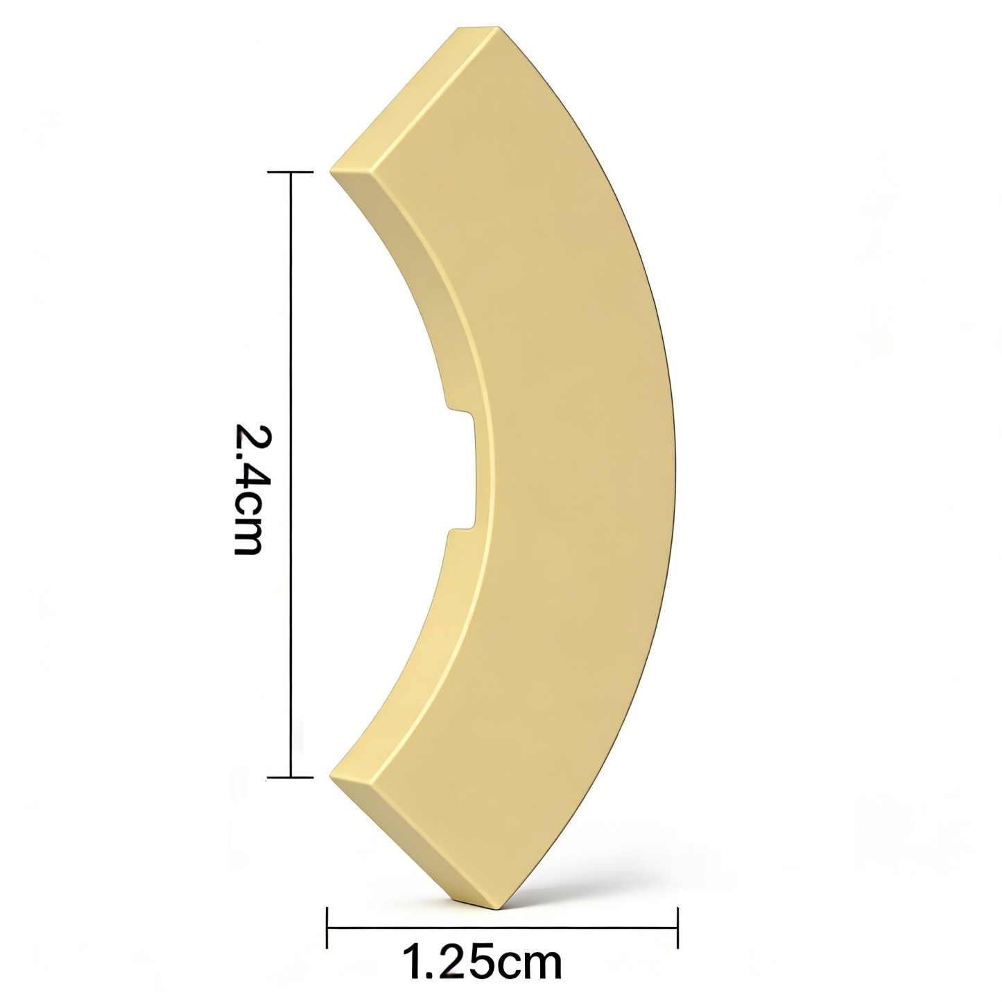79393 Piastrella curva 3 x 3, Macaroni-GOBRICKS Piastrella chiara stampata su misura M/Singola faccia