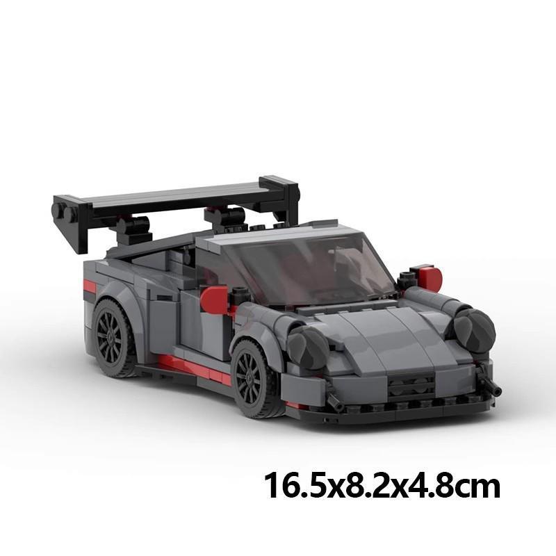 Kit di modellismo automobilistico Gobricks 911 GT - Compatibile con le principali marche di mattoncini da costruzione, set di costruzione di veicoli fai-da-te per adulti e bambini, modelli da collezione da esporre