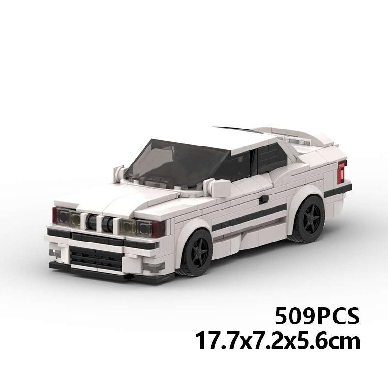 Kit di costruzione per modellino di auto - M3 E36, compatibile con set di mattoncini a particelle piccole, giocattolo regalo per bambini e ragazzi
