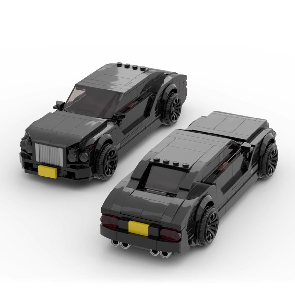 Compatibile con modellini di auto di piccole dimensioni, set di decorazioni per compleanni e giocattoli da costruzione per adulti e bambini.