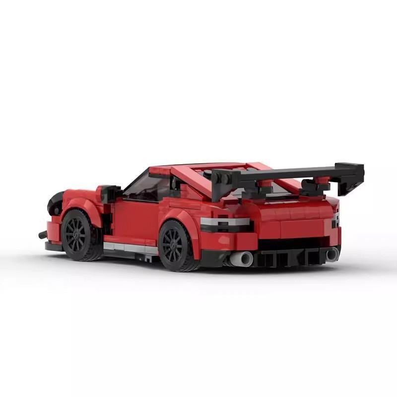 Kit di modellismo automobilistico Gobricks 911 GT - Compatibile con le principali marche di mattoncini da costruzione, set di costruzione di veicoli fai-da-te per adulti e bambini, modelli da collezione da esporre