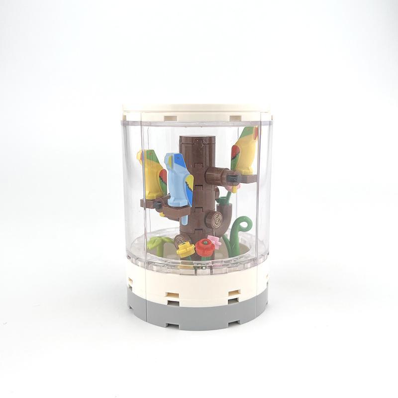 Set di parti MOC per arredamento moderno, piccoli blocchi da costruzione per divano/mobile TV/mobili decorativi per interni, parti e accessori per scene di vita domestica.