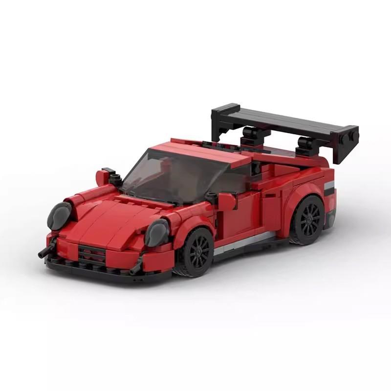 Kit di modellismo automobilistico Gobricks 911 GT - Compatibile con le principali marche di mattoncini da costruzione, set di costruzione di veicoli fai-da-te per adulti e bambini, modelli da collezione da esporre