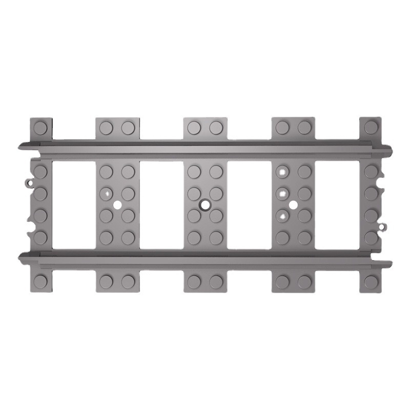 Scena di binari ferroviari, accessori per binari con blocchi da costruzione a piccole particelle, set fai-da-te per tunnel e pensilina di attesa per binari ferroviari