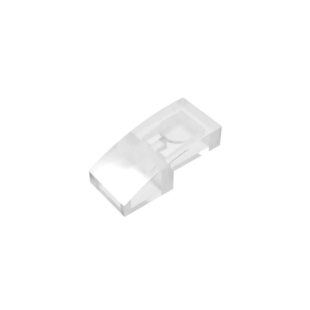 Slope Curved 2 x 1 No Studs [1/2 Bow]